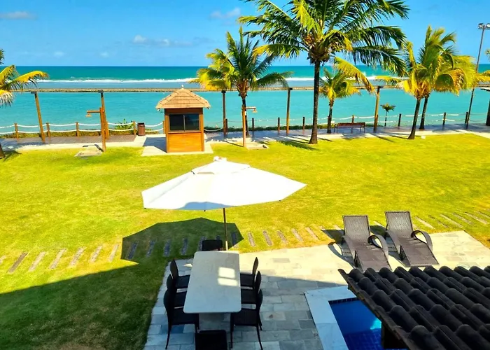 Casa A Beira Mar, Pe Na Areia, Tipo Bangalo, Piscina Privativa, Muro Alto, Porto De Galinhas Pe