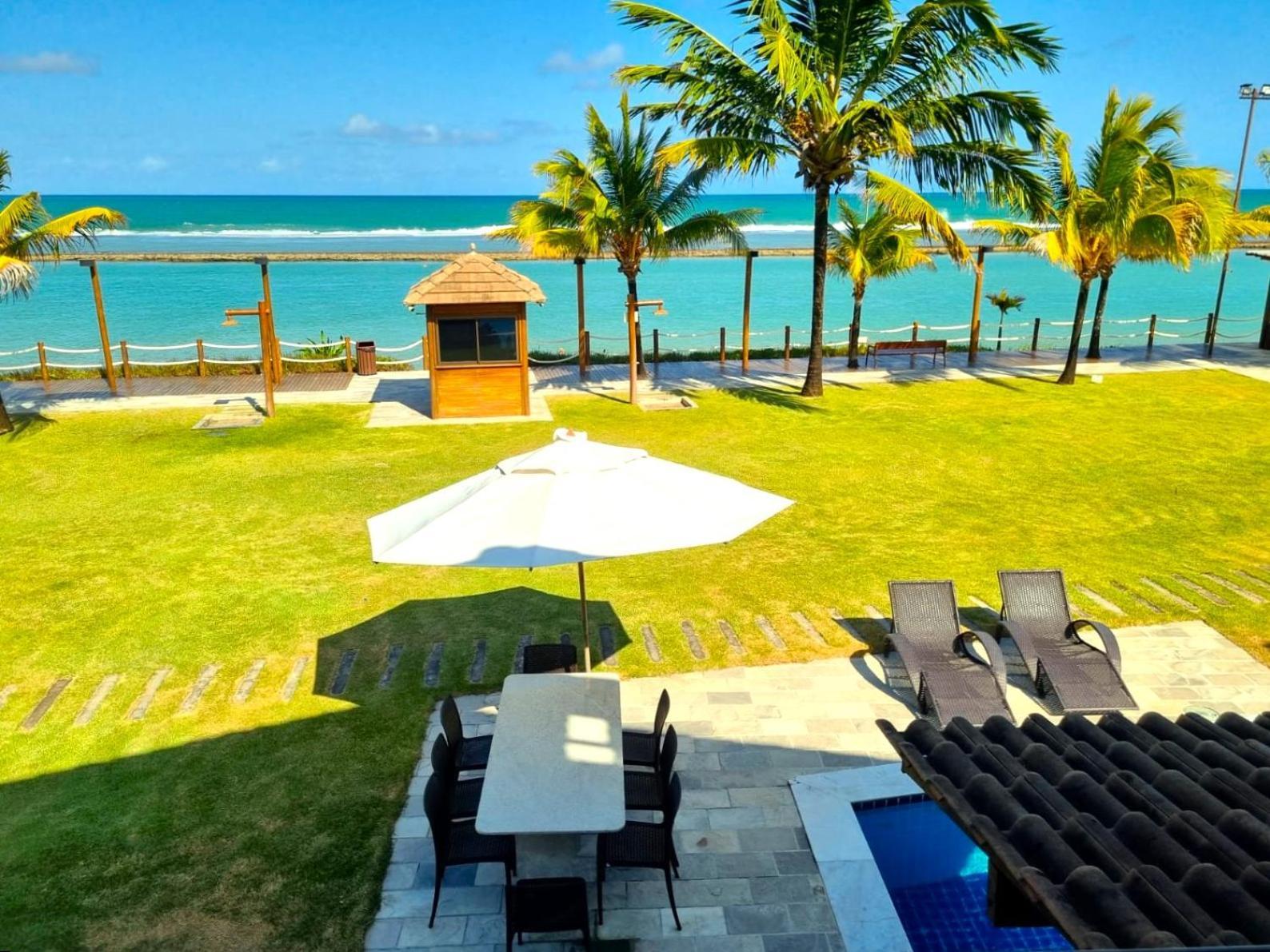 Casa A Beira Mar, Pe Na Areia, Tipo Bangalo, Piscina Privativa, Muro Alto, Pe Casa de férias *